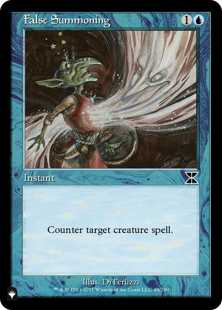 False Summoning (49) [LIST] - MTG Single