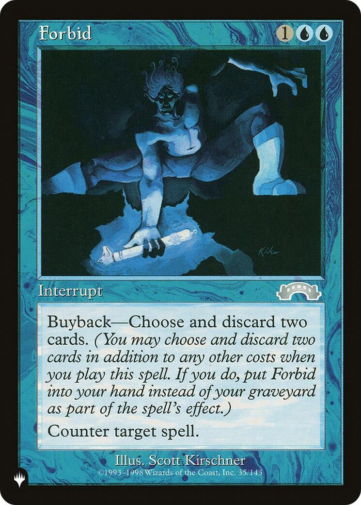 Forbid (35) [LIST] - MTG Single
