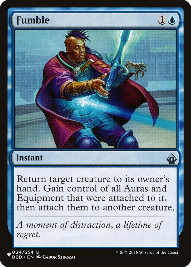 Fumble (34) [LIST] - MTG Single
