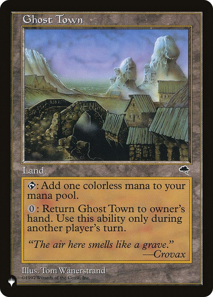 Ghost Town (318) [LIST] - MTG Single