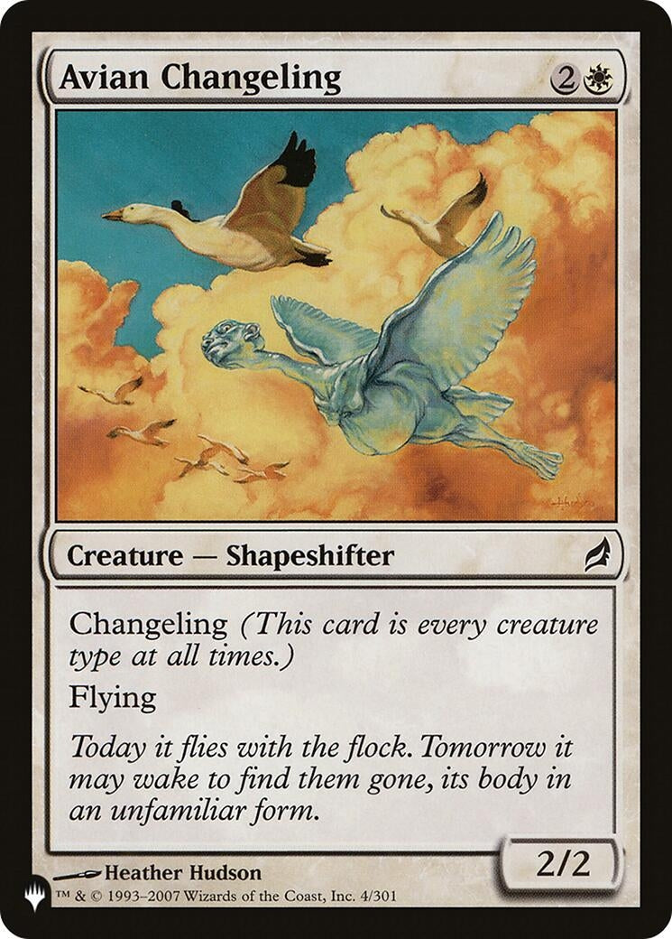 Avian Changeling (4) [LIST] - MTG Single