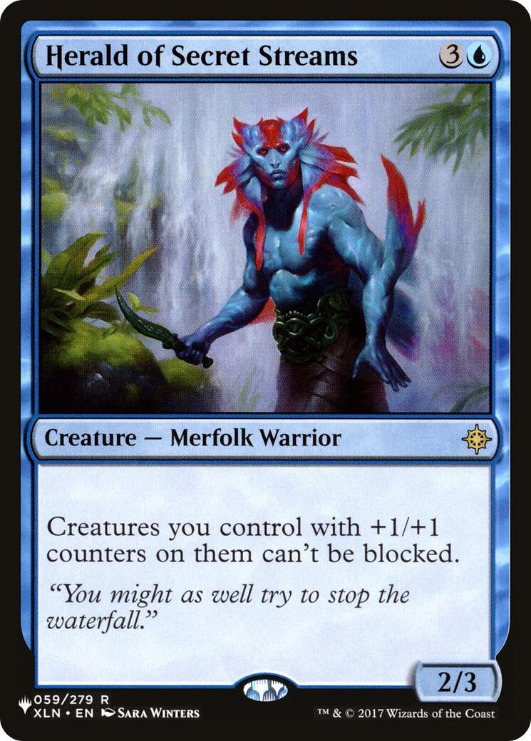 Herald of Secret Streams (59) [LIST] - MTG Single