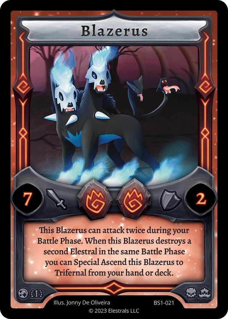 Blazerus (1021) (BS1) - Elestrals Single