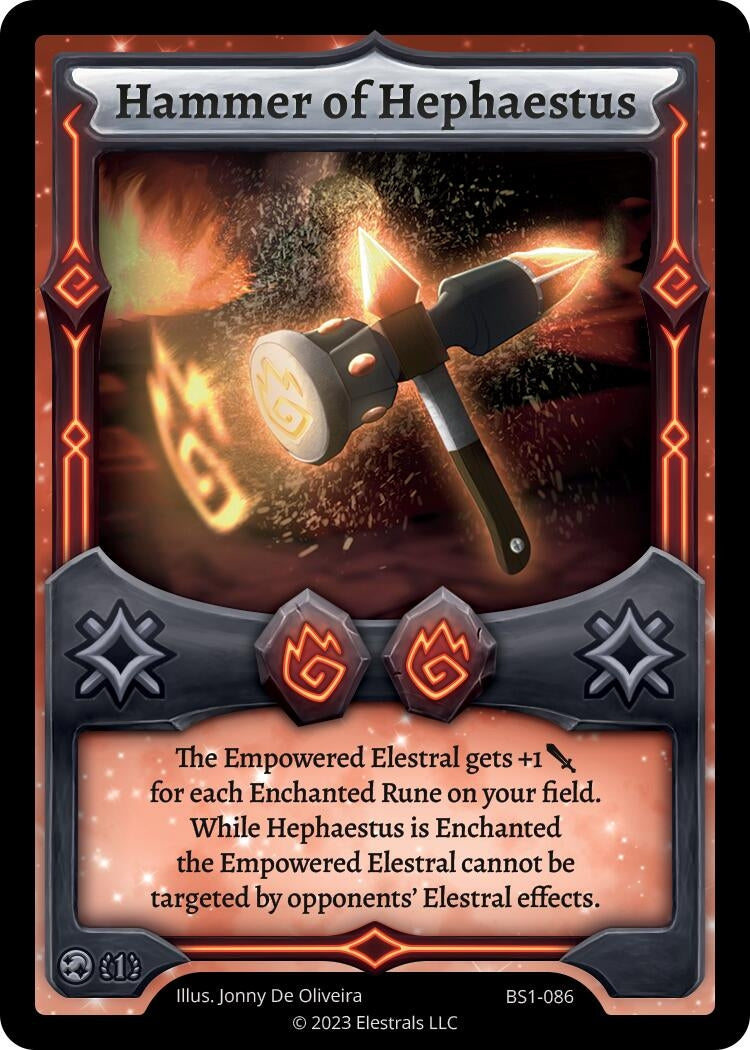 Hammer of Hephaestus (1086) (BS1) - Elestrals Single