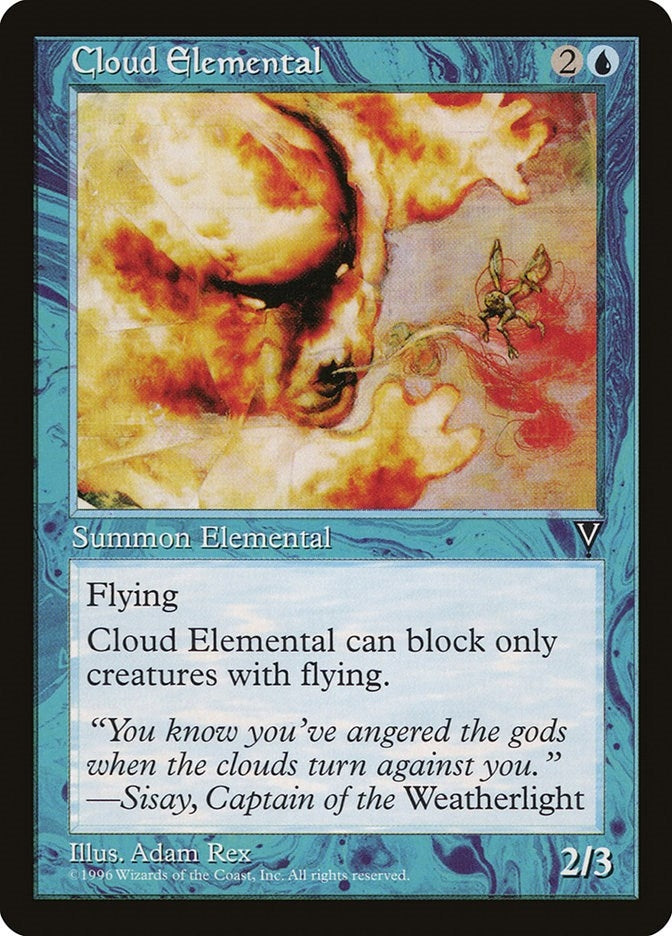 Cloud Elemental [VIS] - MTG Single