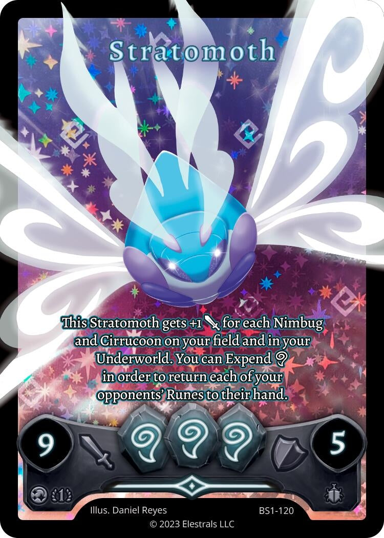 Stratomoth (Full Art) (1120) (BS1) - Elestrals Single