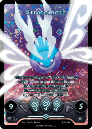 Stratomoth (Full Art) (1120) (BS1) - Elestrals Single