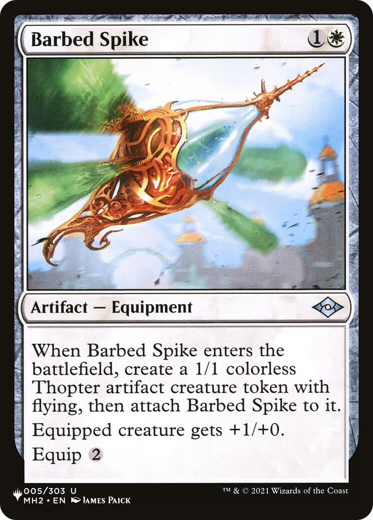 Barbed Spike (5) [LIST] - MTG Single