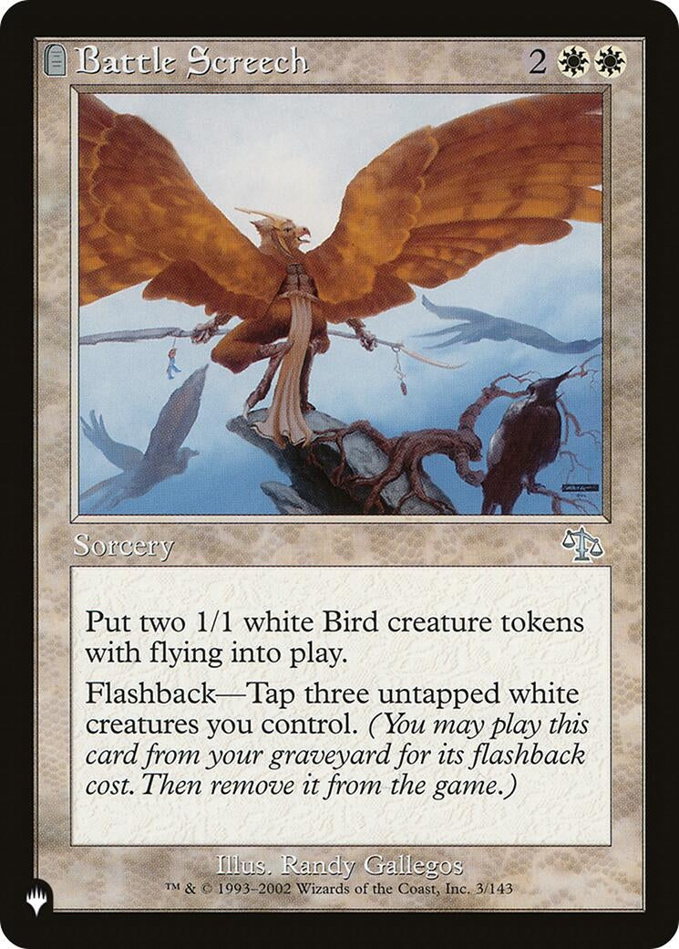 Battle Screech (3) [LIST] - MTG Single