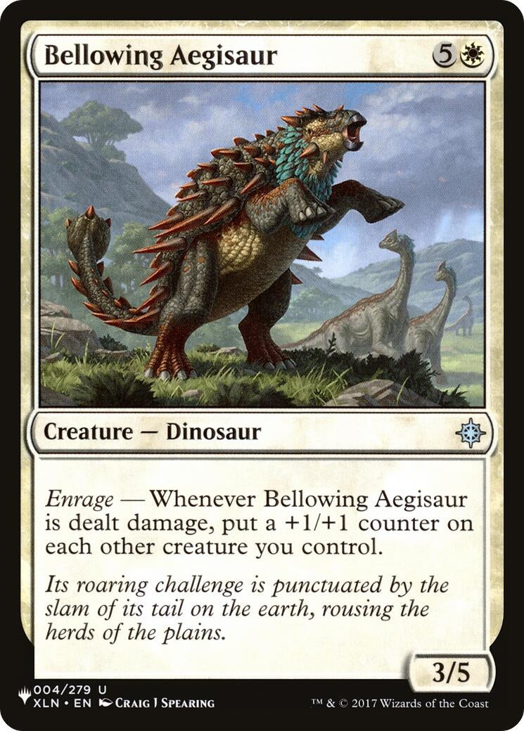 Bellowing Aegisaur (4) [LIST] - MTG Single
