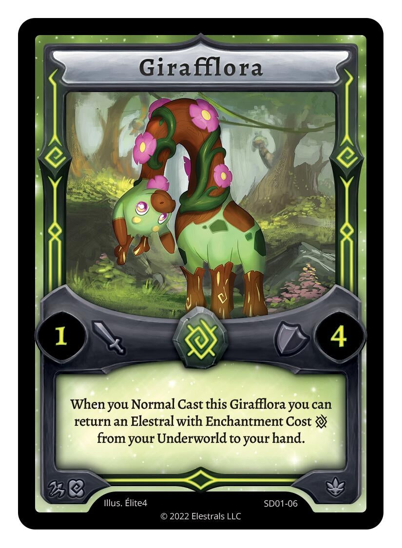 Image for Girafflora (SD01-06) (Centaurbor Starter Deck [Kickstarter Edition]) - Elestrals