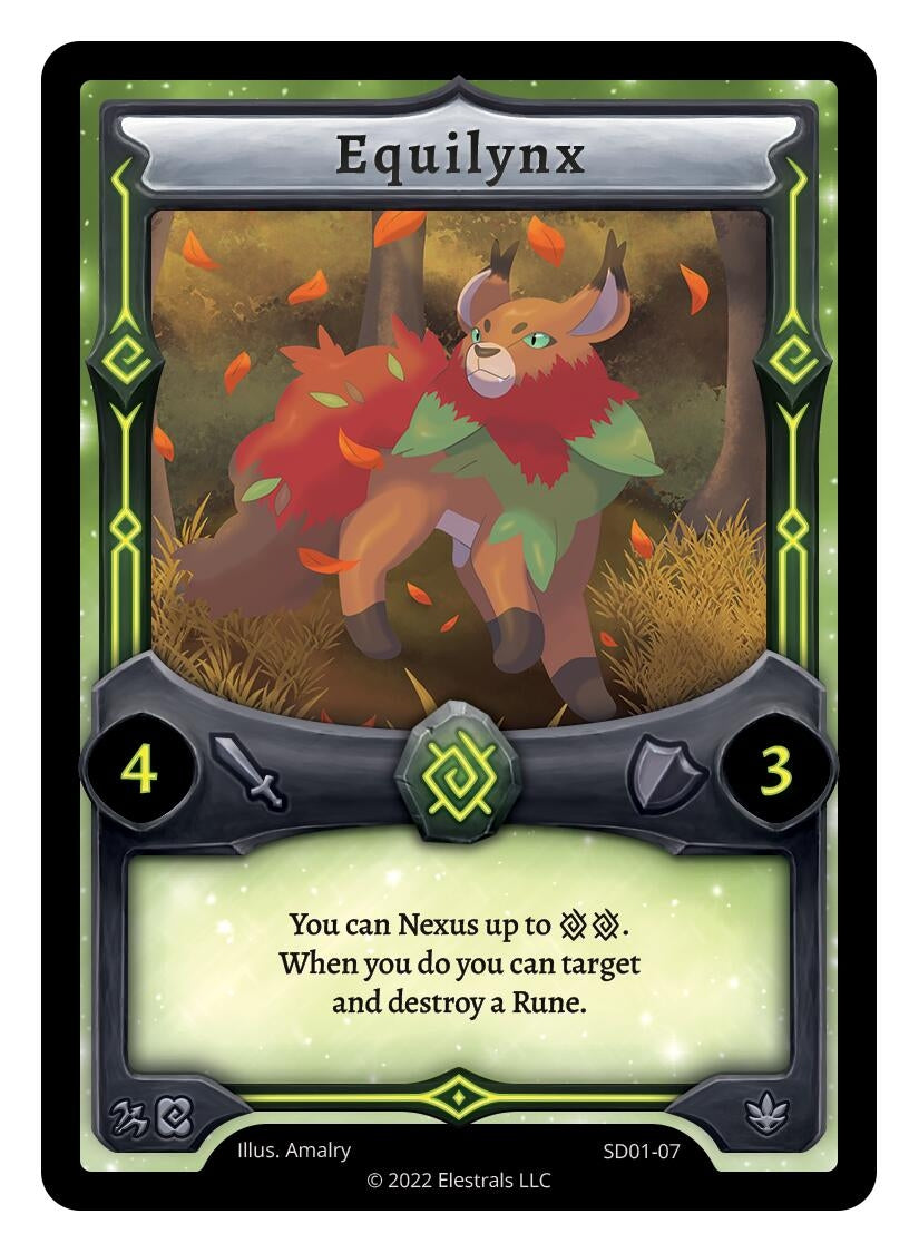 Image for Equilynx (SD01-07) (Centaurbor Starter Deck [Kickstarter Edition]) - Elestrals