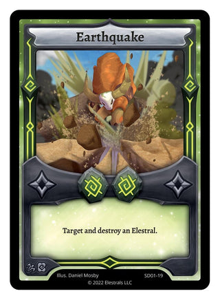 Image for Earthquake (SD01-19) (Centaurbor Starter Deck [Kickstarter Edition]) - Elestrals