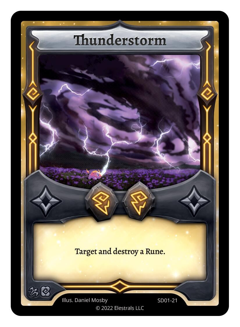 Image for Thunderstorm (SD01-21) (Centaurbor Starter Deck [Kickstarter Edition]) - Elestrals