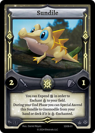 Image for Sundile (SD08-01) (Chronodile Starter Deck [First Edition]) - Elestrals