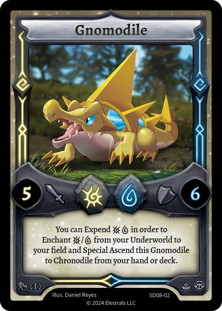 Image for Gnomodile (SD08-02) (Chronodile Starter Deck [First Edition]) - Elestrals