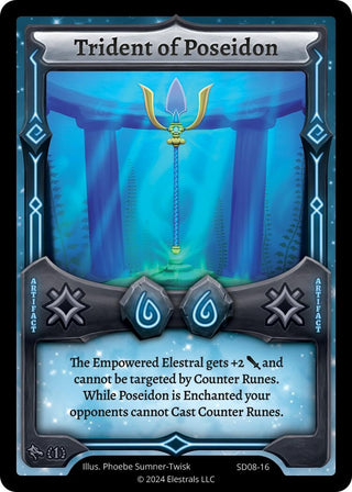 Image for Trident of Poseidon (SD08-16) (Chronodile Starter Deck [First Edition]) - Elestrals