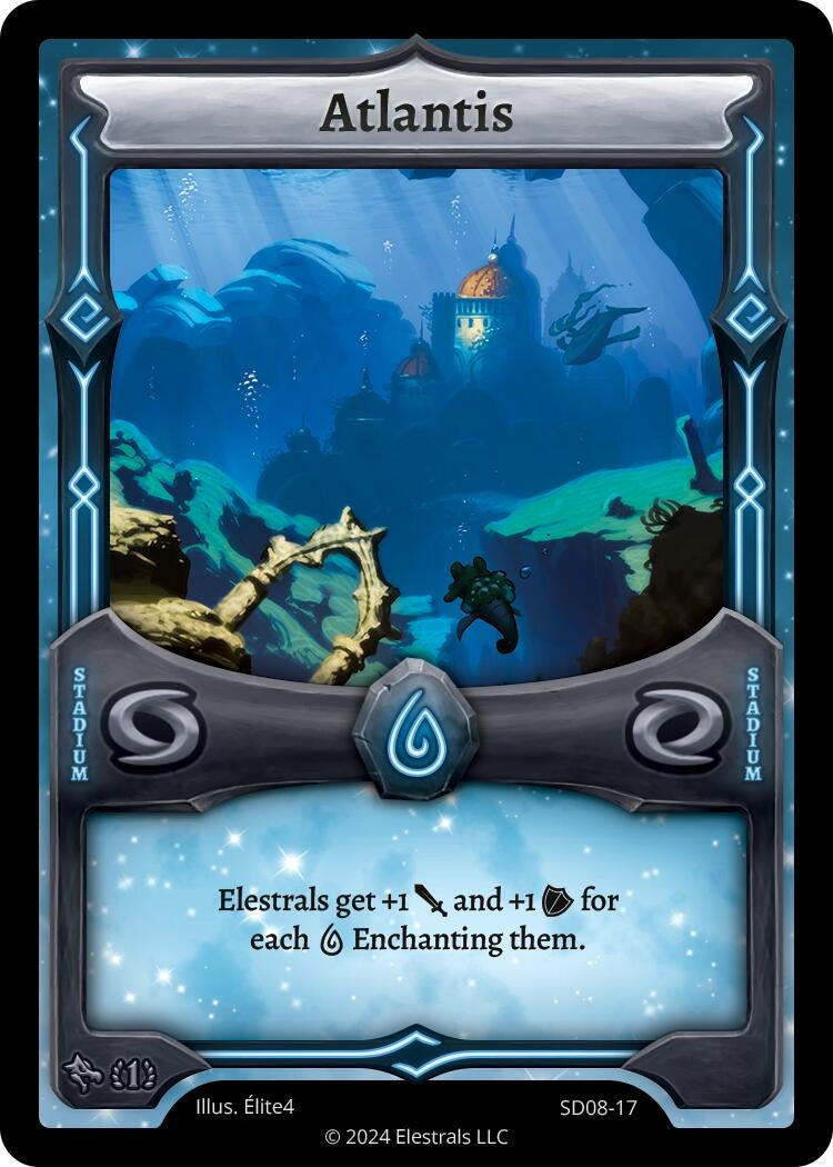 Image for Atlantis (SD08-17) (Chronodile Starter Deck [First Edition]) - Elestrals