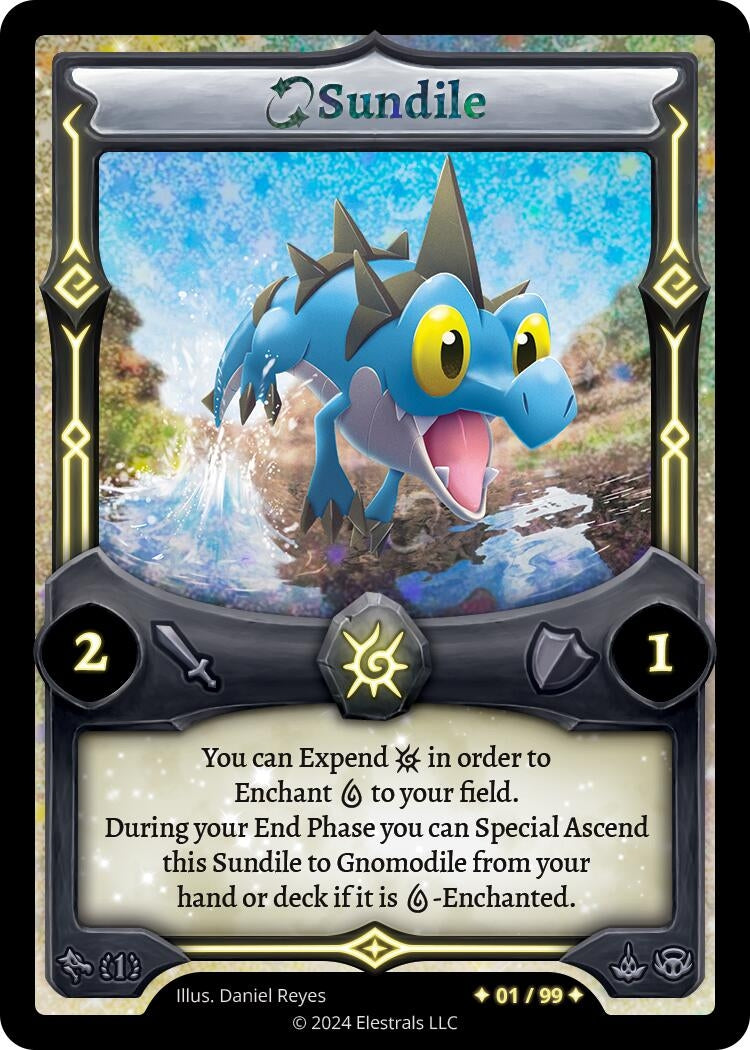 Image for Sundile (Serialized) (/99) (Chronodile Starter Deck [First Edition]) - Elestrals