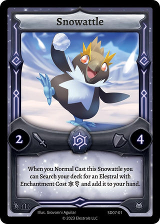 Image for Snowattle (SD07-01) (Emperowatt Starter Deck [First Edition]) - Elestrals