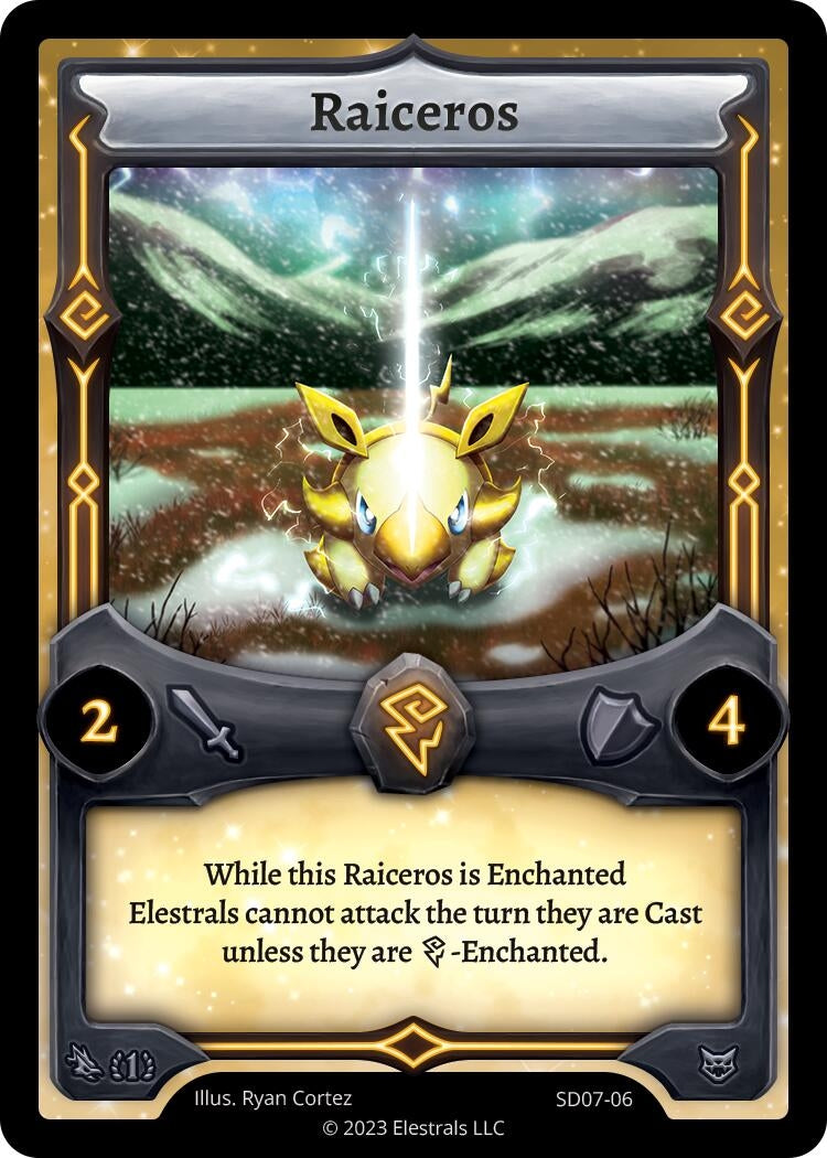 Image for Raiceros (SD07-06) (Emperowatt Starter Deck [First Edition]) - Elestrals