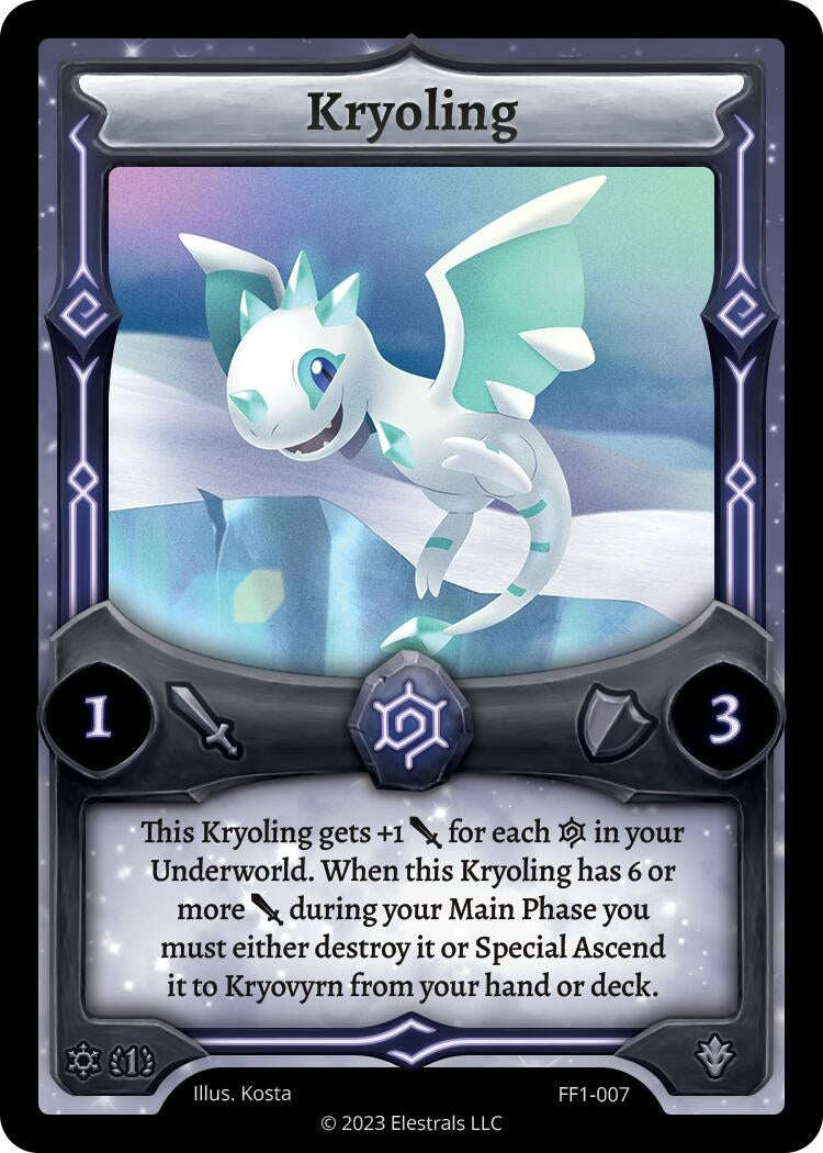 Image for Kryoling (FF1-007) (Frostfall [First Edition]) - Elestrals