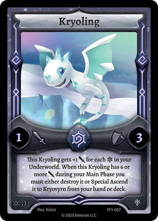 Image for Kryoling (FF1-007) (Frostfall [First Edition]) - Elestrals