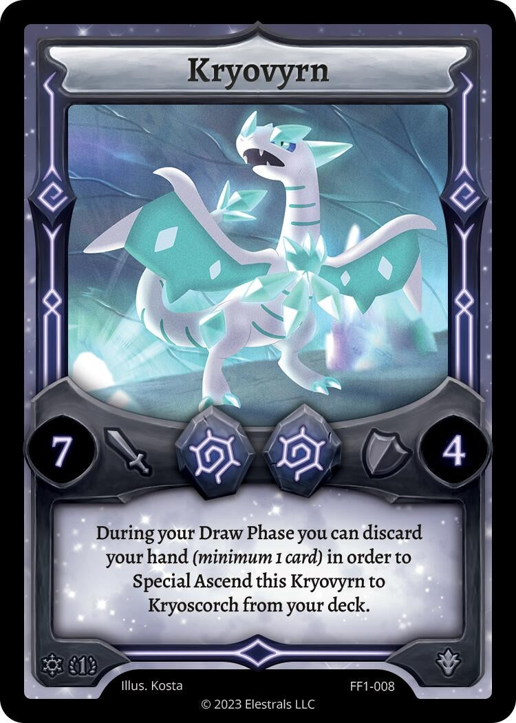 Image for Kryovyrn (FF1-008) (Frostfall [First Edition]) - Elestrals