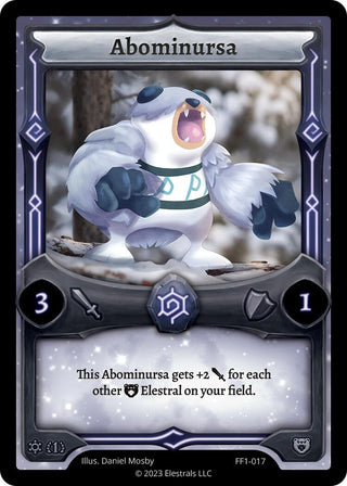 Image for Abominursa (FF1-017) (Frostfall [First Edition]) - Elestrals
