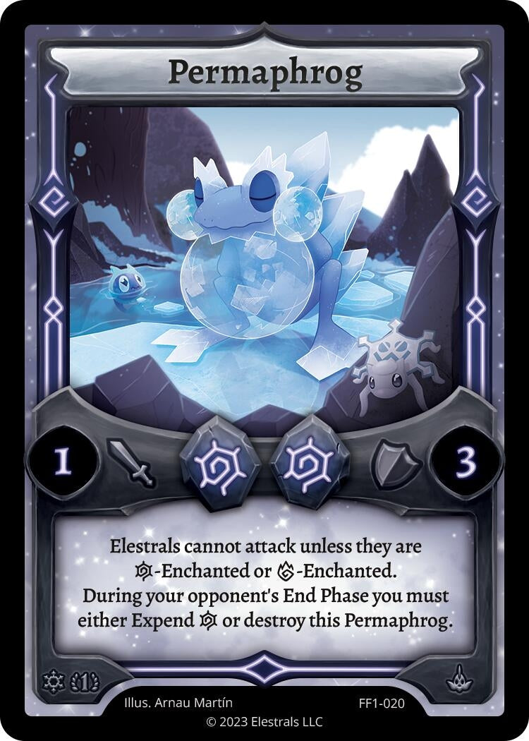 Image for Permaphrog (FF1-020) (Frostfall [First Edition]) - Elestrals