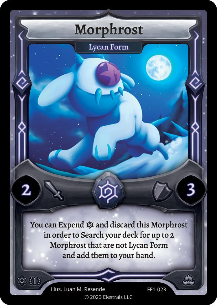 Image for Morphrost - Lycan Form (FF1-023) (Frostfall [First Edition]) - Elestrals