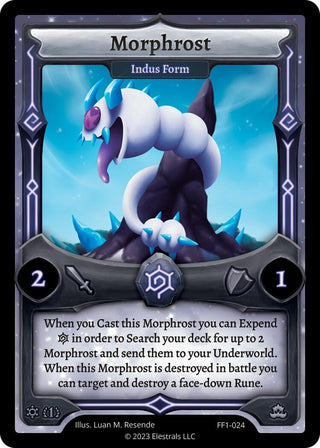 Image for Morphrost - Indus Form (FF1-024) (Frostfall [First Edition]) - Elestrals