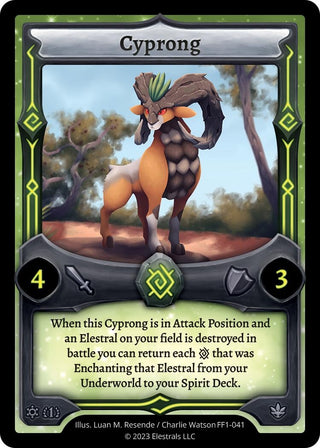 Image for Cyprong (FF1-041) (Frostfall [First Edition]) - Elestrals