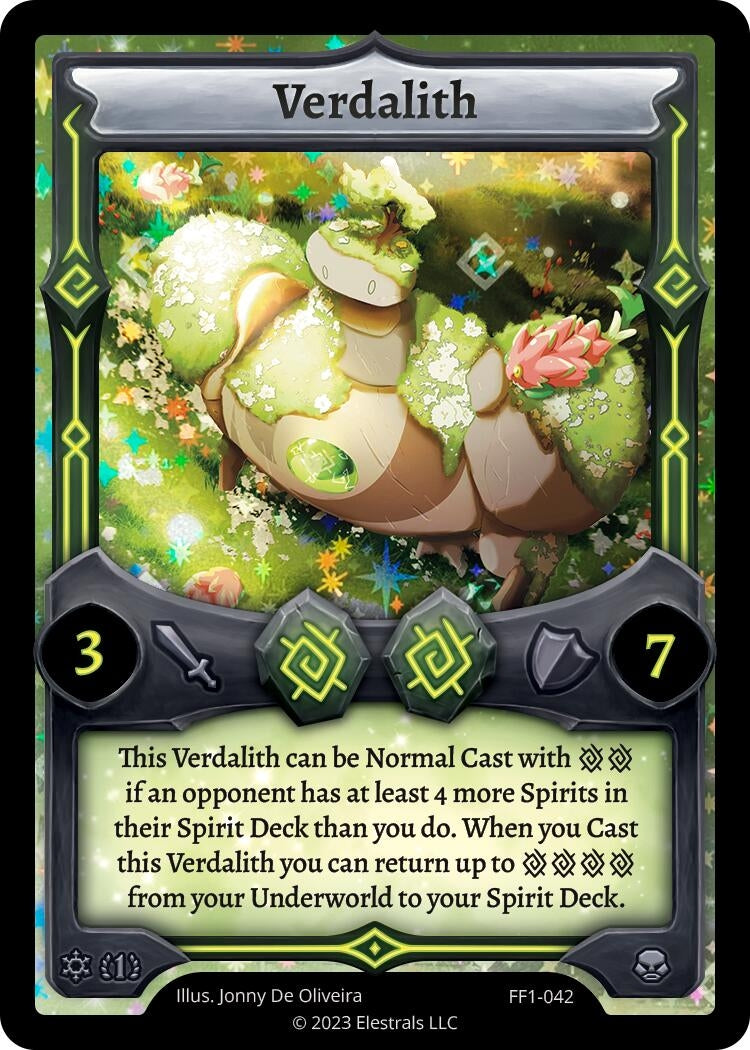 Image for Verdalith (FF1-042) (Frostfall [First Edition]) - Elestrals