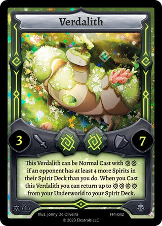 Image for Verdalith (FF1-042) (Frostfall [First Edition]) - Elestrals