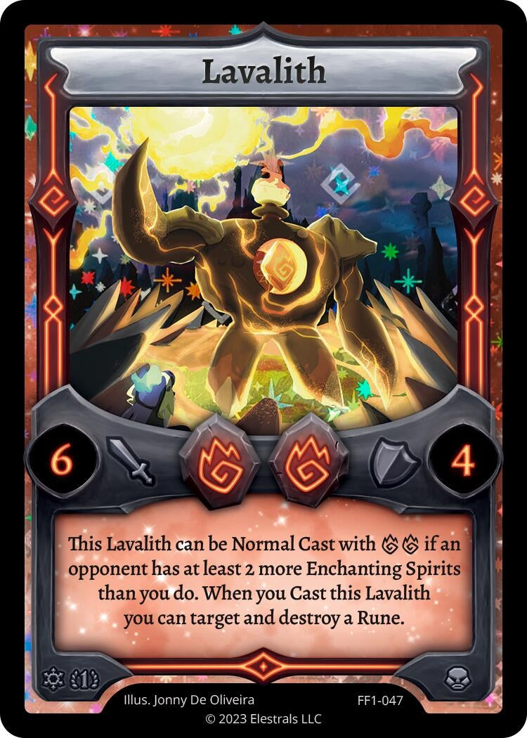 Image for Lavalith (FF1-047) (Frostfall [First Edition]) - Elestrals