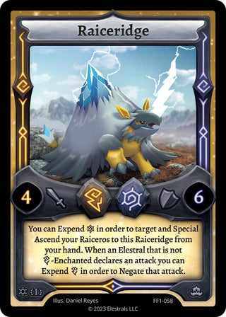 Image for Raiceridge (FF1-058) (Frostfall [First Edition]) - Elestrals