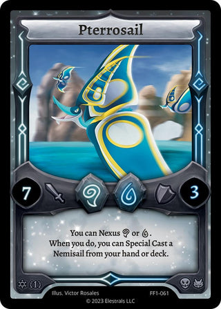 Image for Pterrosail (FF1-061) (Frostfall [First Edition]) - Elestrals