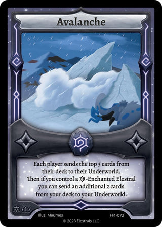 Image for Avalanche (FF1-072) (Frostfall [First Edition]) - Elestrals