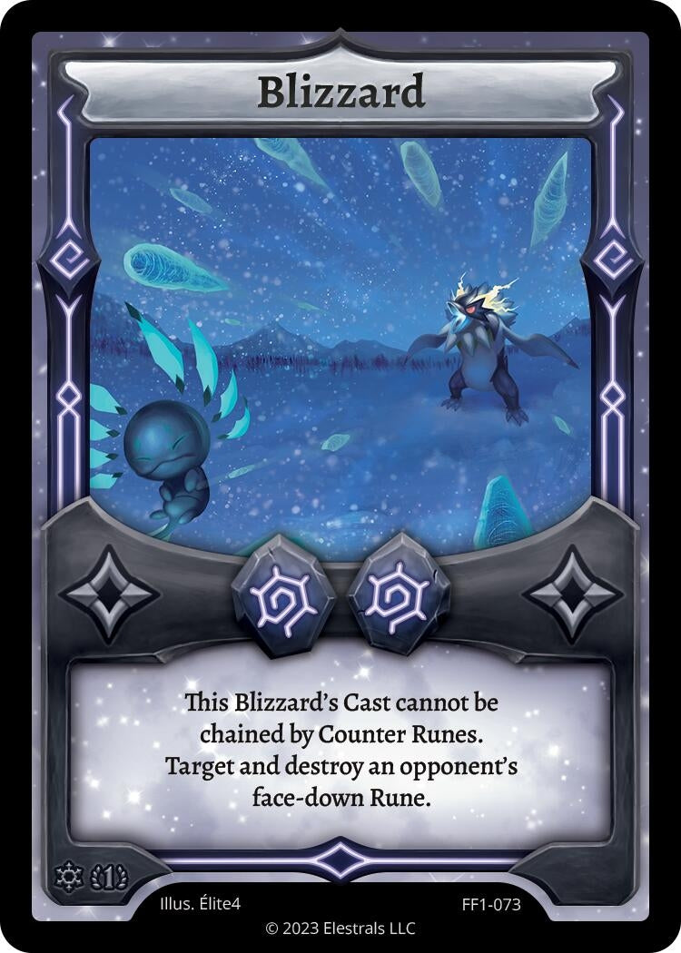 Image for Blizzard (FF1-073) (Frostfall [First Edition]) - Elestrals