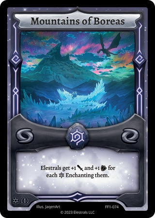 Image for Mountains of Boreas (FF1-074) (Frostfall [First Edition]) - Elestrals