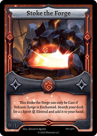Image for Stoke the Forge (FF1-077) (Frostfall [First Edition]) - Elestrals