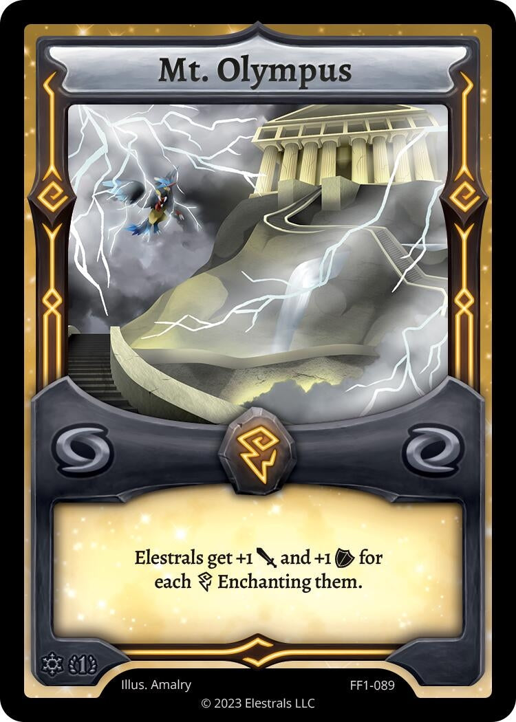 Image for Mt. Olympus (FF1-089) (Frostfall [First Edition]) - Elestrals