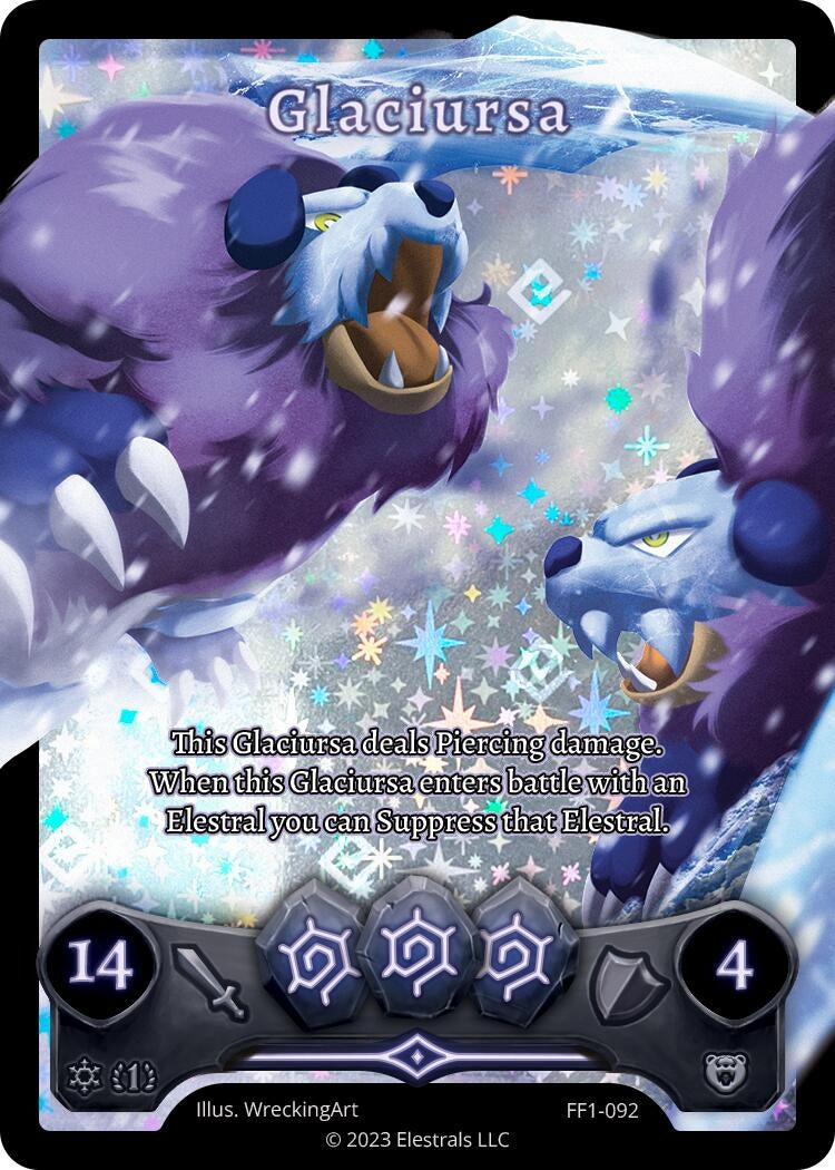 Image for Glaciursa (Full Art) (FF1-092) (Frostfall [First Edition]) - Elestrals