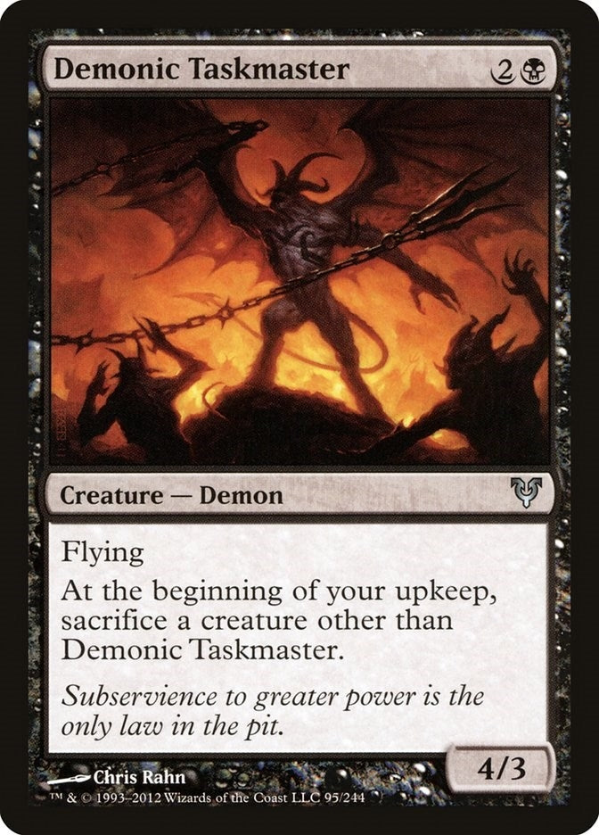 Demonic Taskmaster (95) [AVR] - MTG Single