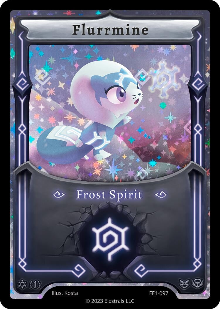 Image for Flurrmine (Alternative Art) (FF1-097) (Frostfall [First Edition]) - Elestrals