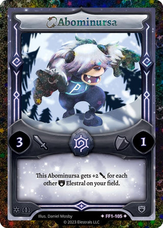 Image for Abominursa  (Stellar) (FF1-105) (Frostfall [First Edition]) - Elestrals