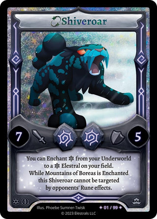 Image for Shiveroar (Serialized) (/99) (Frostfall [First Edition]) - Elestrals