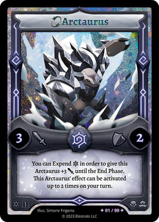 Image for Arctaurus (Serialized) (/99) (Frostfall [First Edition]) - Elestrals