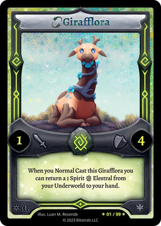 Image for Girafflora (Serialized) (/99) (Frostfall [First Edition]) - Elestrals